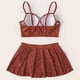thumbnail image 5 of Conjunto de Bikini de Cintura Alta para las Mujeres Correas Ajustables Set de Dos Piezas sin Espalda, Silueta de Corte Alto Sexy, 5 of 5