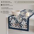 thumbnail image 4 of Vargottam Double Layer Cotton Table Runner with Border - Tropical Print, Machine Washable - Dining Table Dcor for Farmhouse & Modern Homes, 4 of 6