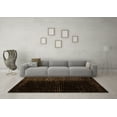 thumbnail image 3 of Ahgly Company Indoor Rectangle Abstract Orange Modern Area Rugs, 8' x 12', 3 of 4