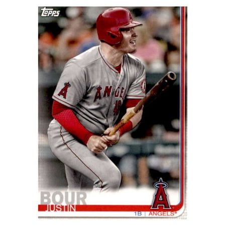 2019 Topps Team Edition Los Angeles Angels #A-14 Justin Bour Los Angeles Angels Baseball