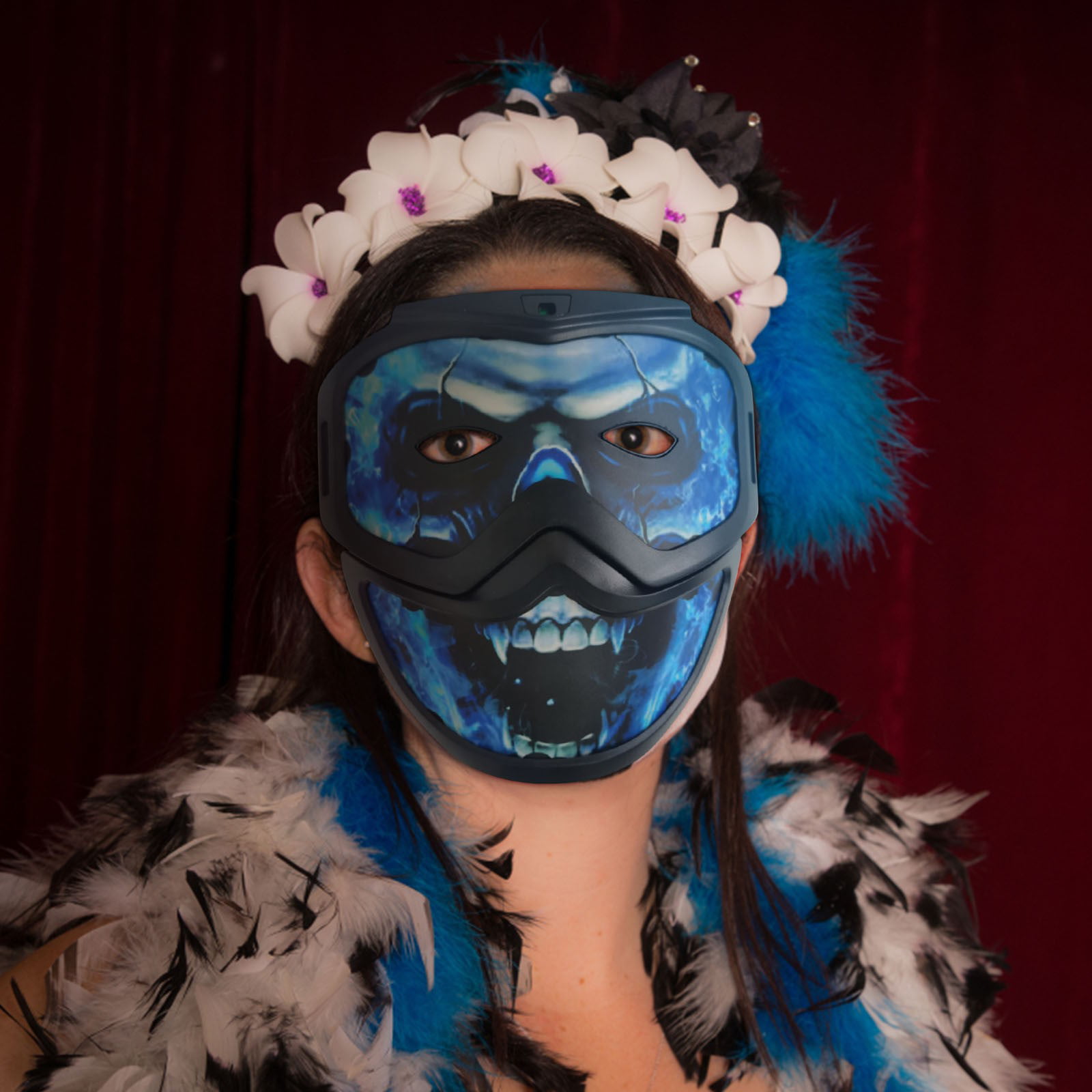 Halloween Party Mask Masquerade Horror Darkness Mask Costume - Temu