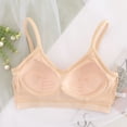 thumbnail image 5 of Sports Bras for Women Lace Back Breathable Support Push Up Bra Push Up Bra Beige L, 5 of 5