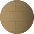 thumbnail image 1 of Ahgly Company Machine Washable Indoor Round Transitional Red Brown Area Rugs, 7' Round, 1 of 7