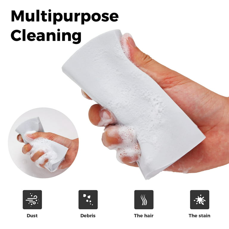 Damp Duster, Magical Dust Cleaning Sponge Baseboard Cleaner Duster Sponge  Tool, Reusable Dusters for Cleaning Blinds, Vents, Ceiling Fan, and Cobweb