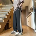 thumbnail image 4 of Pantalones casuales para hombre, tendencia, pantalones largos de poliéster rectos para hombre, estilo coreano, tallas grandes, ropa de calle elegante y moderna, moda 2024, 4 of 4
