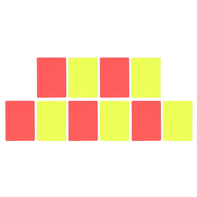Soccer Ejection Cards, Football Red And Yellow Card Soccer Warning Cards For Sport Referee For Soccer