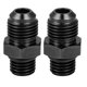 thumbnail image 1 of 2uds Negro Macho Rosca Montaje Adaptador Llamarada Unión Acoplador para Coche AN6-M12*1,5, 1 of 1