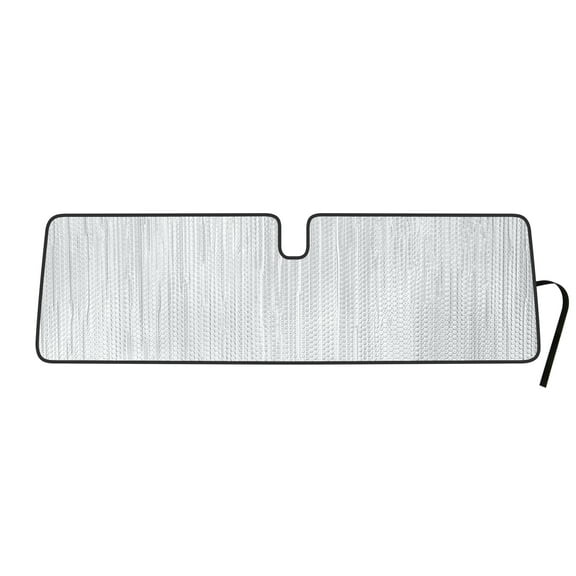 Front Windshield Sunshade for 2007-2017 Jeep Wrangler Unlimited, Sport, JL, JK, 2 Door, 4 Door - (w/ Rearview Mirror on Winshield, NO Sensor)