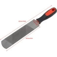 thumbnail image 4 of ZOUSSIQI 8 Inch Farrier Rasp File with Rubber Handle, Mini Horseshoe File Carbon Steel Farrier File Tool for Horses, Pig Hoof File, Goat Rasp, CA919-90844, 4 of 9