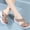 Gold, variant on Women's Outdoor Sandals, Beach Shoes, Flip Flops, Elegant, Open Toe Comfortable Leisure Mules, Trendy Summer Slippers(Black, 9)