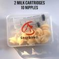 thumbnail image 7 of Silicone Material Kitten Nipples for Nursing, Reusable Kitten Syringe for Feeding,Silicone Pacifier Suitable for Kittens, Puppies and Wild Animals. (Small), 7 of 7