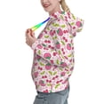thumbnail image 2 of Lsque Strawberry And Cheery Pattern Casual Women's Hoodie,Hooded Sweatshirt with Kangaroo Pocket,Pullover Hoodie with Eye-catching Drawstrings-Large, 2 of 7