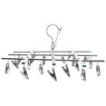 thumbnail image 1 of AURARMLET Rack Metálico Redondo Para Colgar Ropa Con 20 Pinzas Giratorias Y Duradero Plateado, 1 of 8