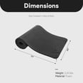 thumbnail image 2 of BalanceFrom Tapis de Yoga, Tapis d'Exercice de Pilates Extra Épais de 1 Pouces, Graphite, 2 of 9