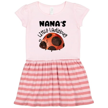 

Inktastic Nana s Little Ladybug Gift Toddler Girl Dress