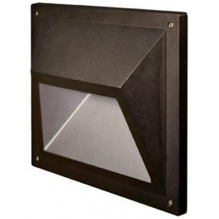 

12W & 120-277V 60 LEDs G24 LED Large Step Light - Bronze