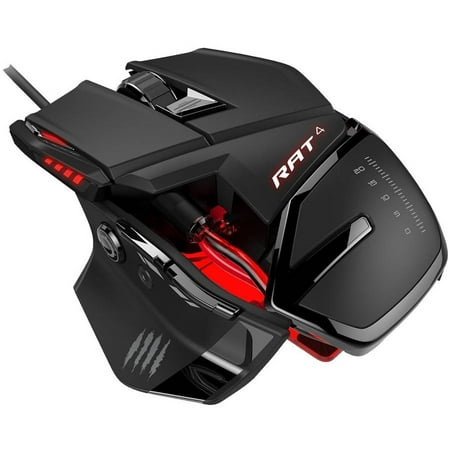 Mad Catz RAT 4 Wired Optical Mouse (Best Mad Catz Mouse)