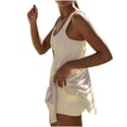 thumbnail image 4 of Vestido de tenis para mujer con pantalones cortos y sujetador incorporados, informal sin mangas, 4 of 8