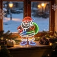 thumbnail image 4 of Byndra Christmas Neon Santa Light Hanging Sign Light LED Indoor Decoration, 4 of 6