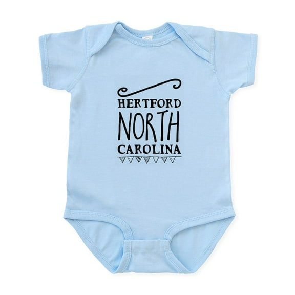 CafePress - Hertford North Carolina Body Suit - Baby Light Bodysuit, Size Newborn - 24 Months