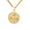 Gold Libra, variant on Unisex Copper Simple Abstract Unique 12 Constellations Zodiac Sign Special Pattern Crystal Inlay Pendant Horoscope Necklace Taurus