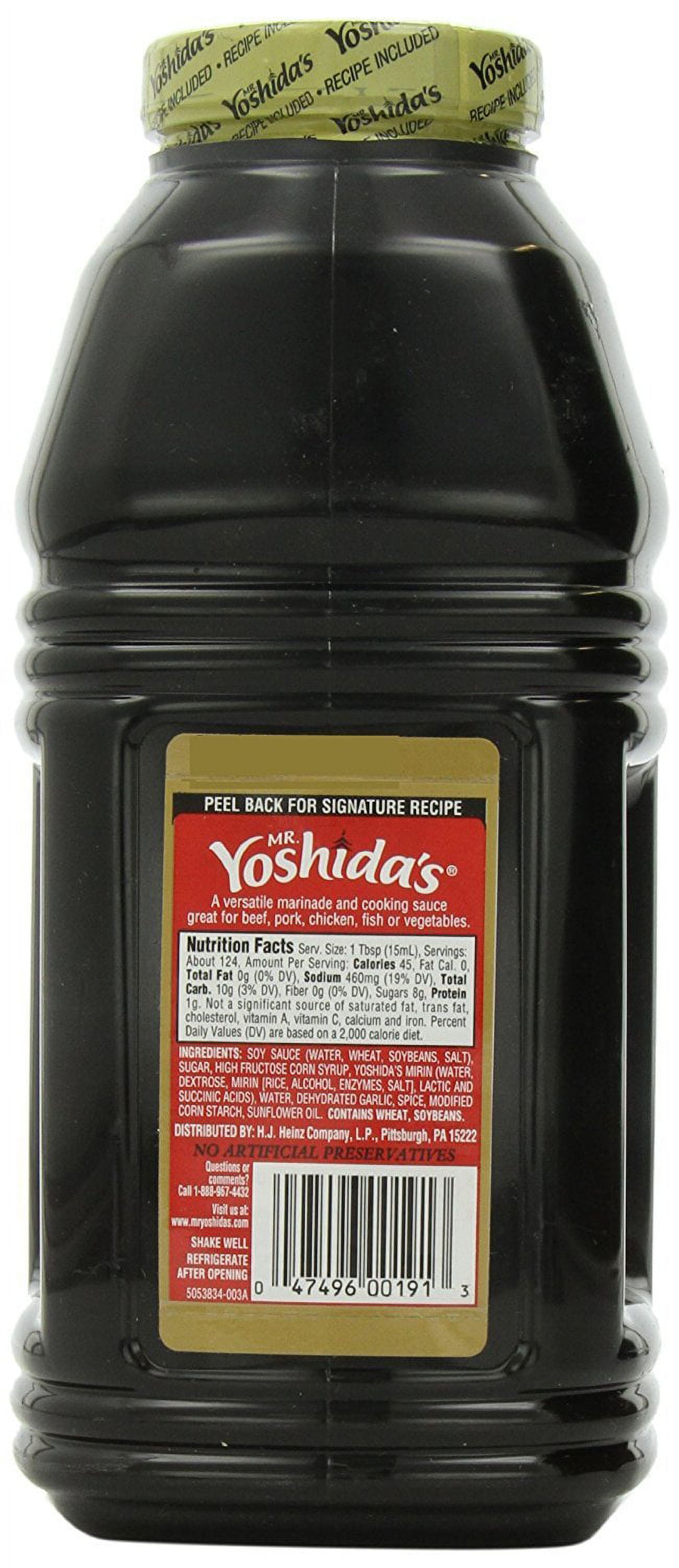 Mr. Yoshida's Gourmet Sauce, 86 Fluid Ounce.