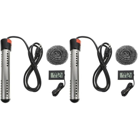 ETEREAUTY Submersible Electric Pool Heater 1500W, Assorted Color, for Swimming Pools, 2Pcs