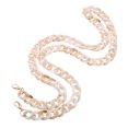 thumbnail image 1 of FRCOLOR 1PC DIY Jewelry Accessory Acrylic Bag Chain Stylish Bag Replacement Chain Creative DIY Jewelry Material Delicate Bag Chain Strap for Home Store Mall Coffee White, 1 of 5