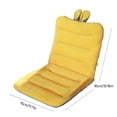 thumbnail image 3 of Kafsov Tufted Corduroy Floor Cushion for Home Use, Memory Foam Seat Cushion for Living Room Tatami, Multipurpose and Durable Yellow, 3 of 8