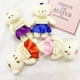 thumbnail image 1 of Figura de oso de peluche con forma de ramo de dibujos animados | Peluche coleccionable de peluche suave | Regalo ideal para adultos | Forro polar corto y duradero, fácil de limpiar | Decoración para, 1 of 1