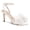white, variant on Women Open-Toe Wedding Shoes: Backless High-Heel Sandals with Bows—Delicate Mesh Summer Bridal Footwear