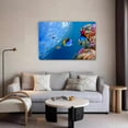 thumbnail image 5 of Aquarium Tropical Fish Theme Canvas Poster Bedroom Decor Sports Landscape Office Room Decor Gift,Frame-style,16x24inch(40x60cm), 5 of 8