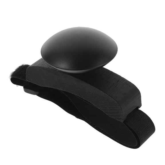 ADDHAT Black Foot Shaker with Strap for Music Playing Enhanced Experience Durable Percussion Instrument 100% Plastic