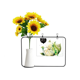 thumbnail image 1 of Coliflor vegetales sabrosos Healthy acuarela Tarjeta de bendición de jarrón de girasol artificial, 1 of 3