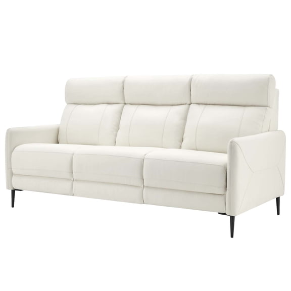 Sofa, Leather, White, Modern Contemporary Urban Design, Living Lounge Room Hotel Lobby Hospitality
