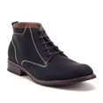 thumbnail image 1 of Jazamé Men's 917131 Distressed Round Toe Lace Up Ankle High Chukka Dress Boots, Black, 9, 1 of 4