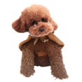 thumbnail image 4 of Thickened Cute Puppy Funny Pet Clothes Christmas Dressing Up Pet Clothes Dog Cloak Dog Costume Dog Cape BROWN XL, 4 of 8