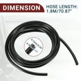 thumbnail image 7 of Unique Bargains Windshield Washer Nozzle for Ram 5500 Windscreen Washer Nozzle with Hose and Connectors 1 Set, 7 of 7