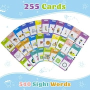 Toddler Toys for 2 3 4 5 Year Old Boys and Girls,Preschool Montessori Speech Therapy Autism Toys,Learning Montessori Toys,Speech Therapy Toys,510 Sight Words Talking Flash Cards