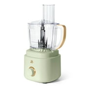 Beautiful 10-Cup Food Processor with Accessories, Sage Green by Drew Barrymore