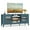 Teal Blue, variant on Costway TV Stand for TVs up to 65" with 3-Position Adjustable Shelves Tempered Glass Doors Teal Blue