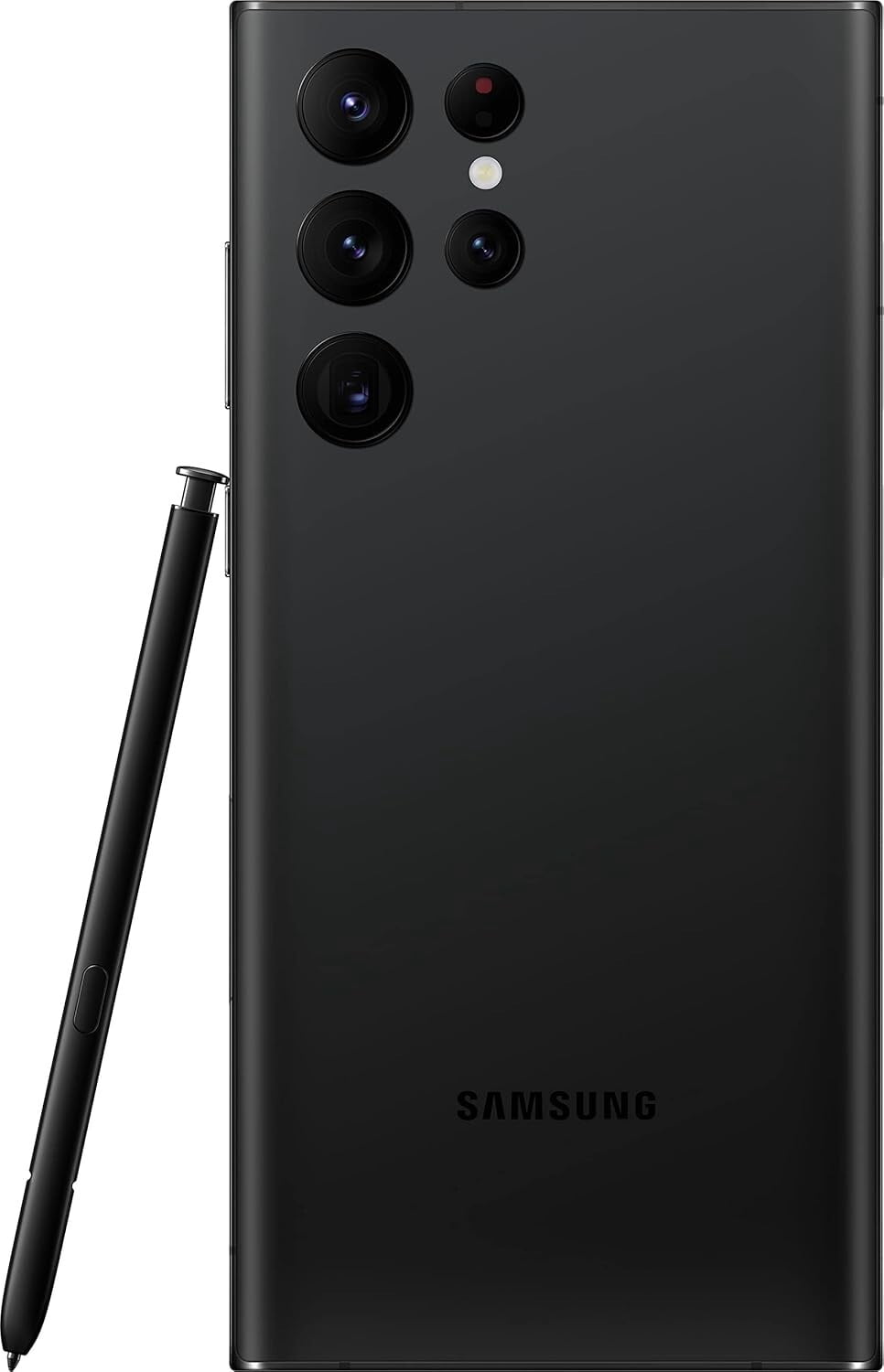 Restored Samsung Galaxy S22 Ultra 5G, 128GB, Phantom Black - Unlocked (Refurbished)