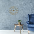 thumbnail image 6 of Sorbus Large Decorative Round Analog Wall Clock Battery Operated with Roman Numeral - 12 inch, 6 of 7