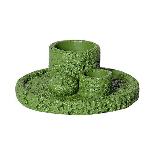 Incensario decorativo de , centro de mesa, quemador de incienso 1, para oficina, sala de estar y decoración. Verde