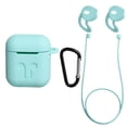 thumbnail image 1 of jesticaly Silicone Wireless for True Wireless Earphone Cover Box Charging Case green 1Set, 1 of 5