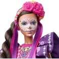 thumbnail image 4 of Barbie Signature 2022 Dia De Muertos Collectible Doll with Ruffled Dress and Flower Crown, 4 of 7