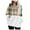 Plaid Beige, variant on gakvbuo Sweaters for Women Fall Fashion Oversized Sherpa Pullover Zipup Hoodie with Pockets Fuzzy Fleece Sweatshirt Fluffy Coat Long Sleeve Hooded Blouse Sweatshirt