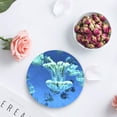 thumbnail image 4 of RYLABLUE Jellyfish Set of 4 Round Coaster for Drinks, Absorbent Ceramic Stone Coasters Cup Mat with Cork Base for Home Kitchen Room Coffee Table Bar Decor, 4 of 5