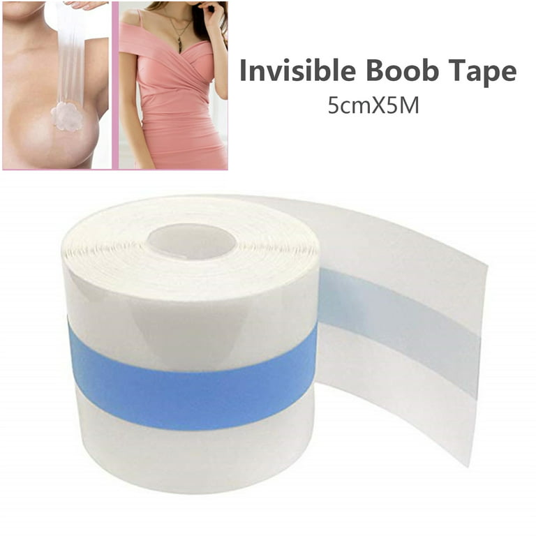 boob Tape 5 M X5 cm Chest Tightening Band invisible Bra Band Instant Breast  Lift for Women Chest Band for Sizes A-K Cup 