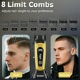 thumbnail image 6 of KEMEI 90-4 Professional Hair Clippers for Men, 11500 RPM Barber Clippers with LED Display, Cordless Hair Trimmer with DLC Blade & Charging Base, 2000 mAh Hair Clipper for Barbers Haircut Kit, 6 of 8